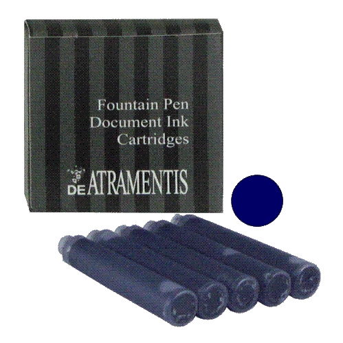DeAtramentis Document Dark Blue Cartridges