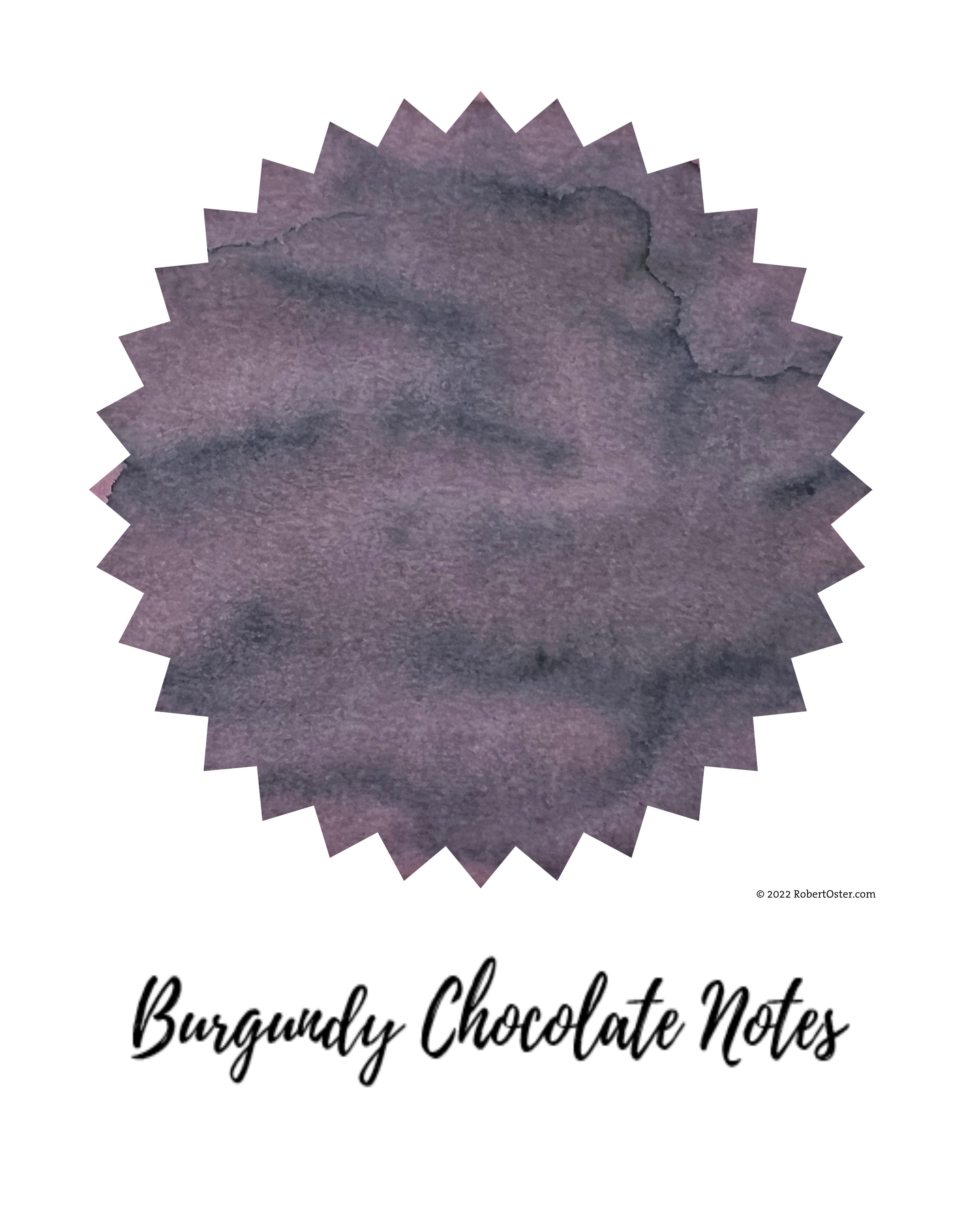 Robert Oster - Burgundy Chocolate Notes 50ml