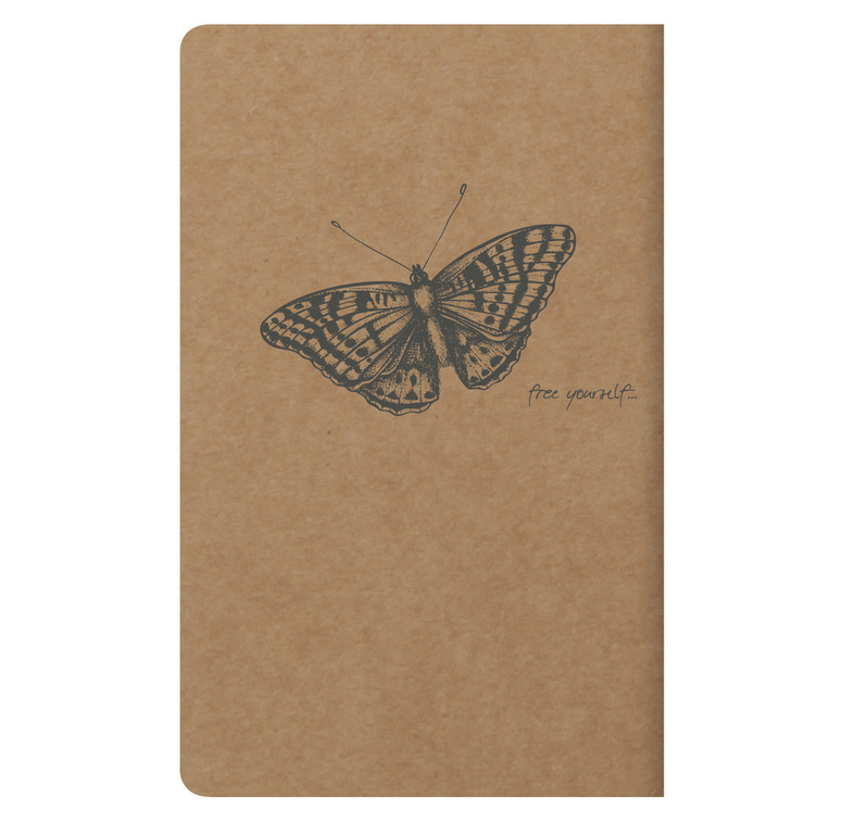 Clairefontaine Flying Spirit - 7.5x12cm Brown