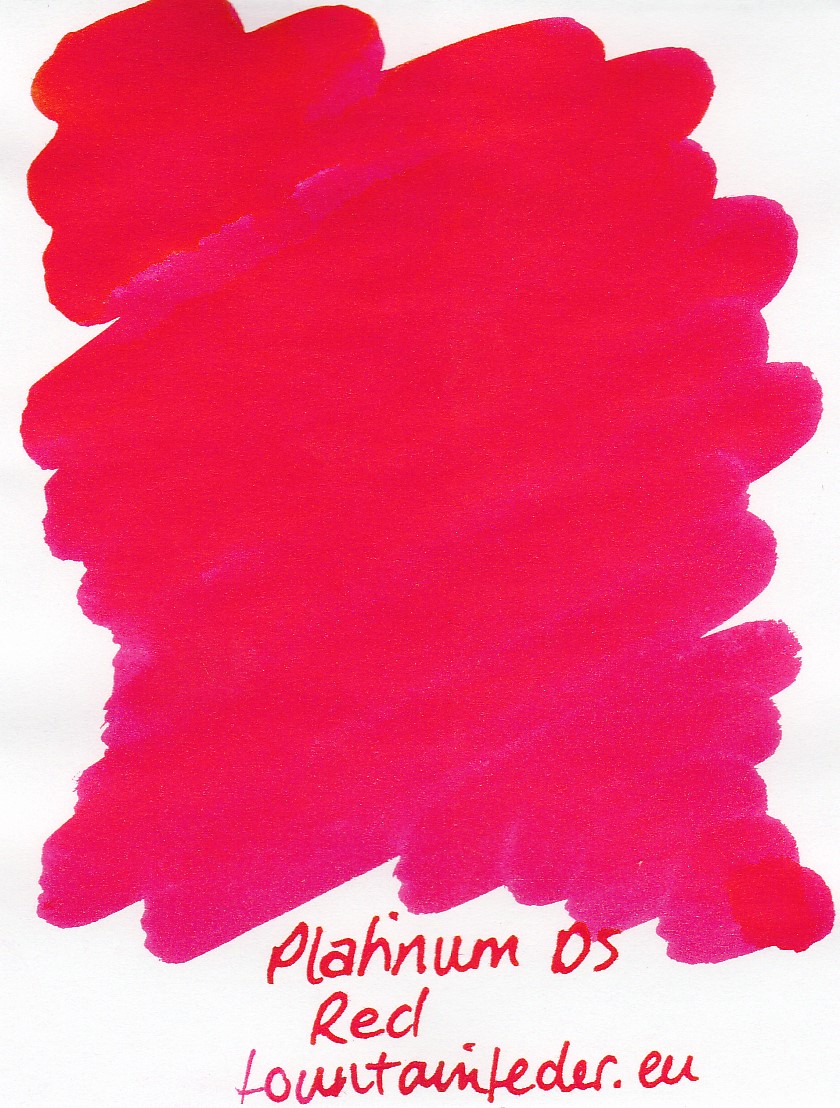 Platinum Dyestuff - Red Ink Sample 2ml
