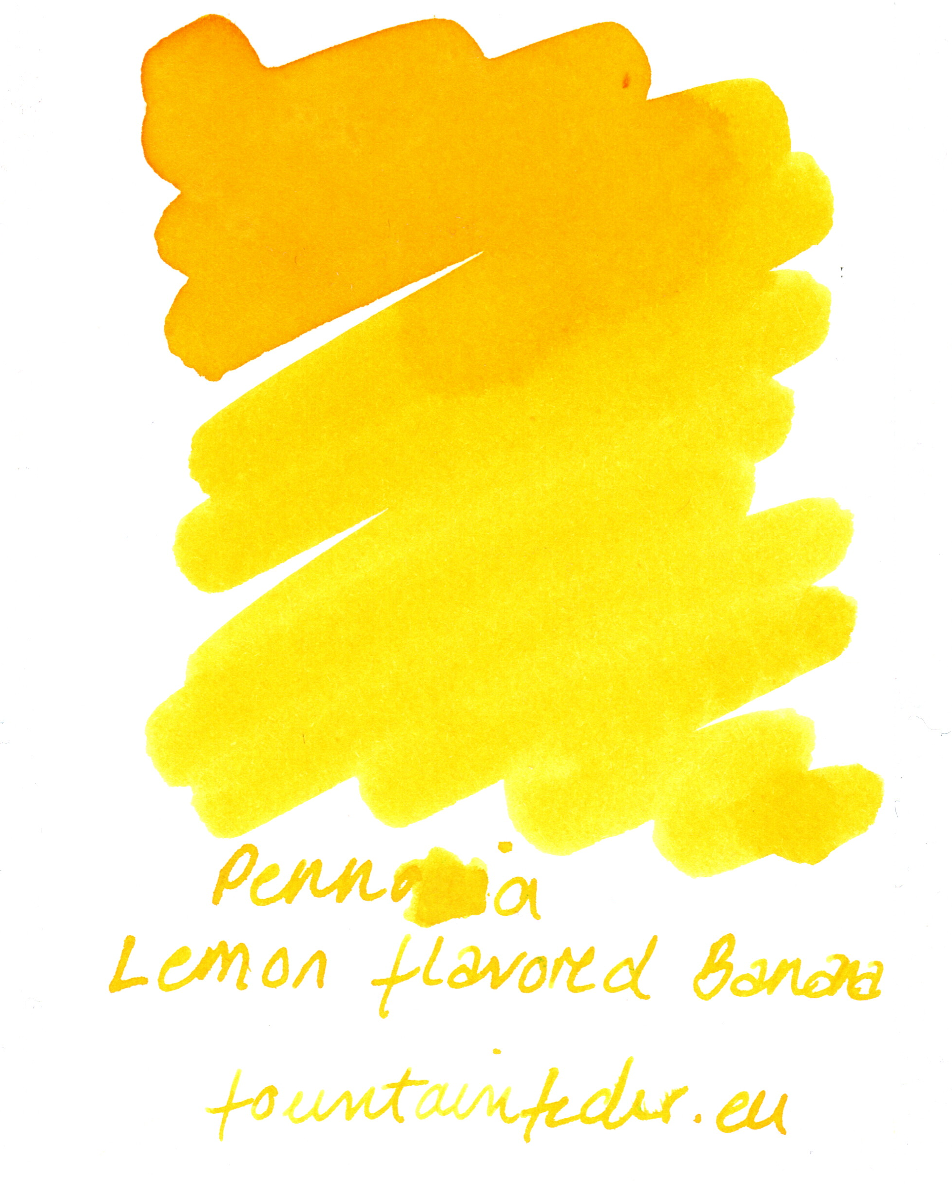 Pennonia Lemon Flavored Banana Ink Sample 2ml