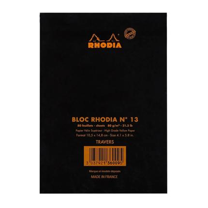 Rhodia No.13 A6 Notepad