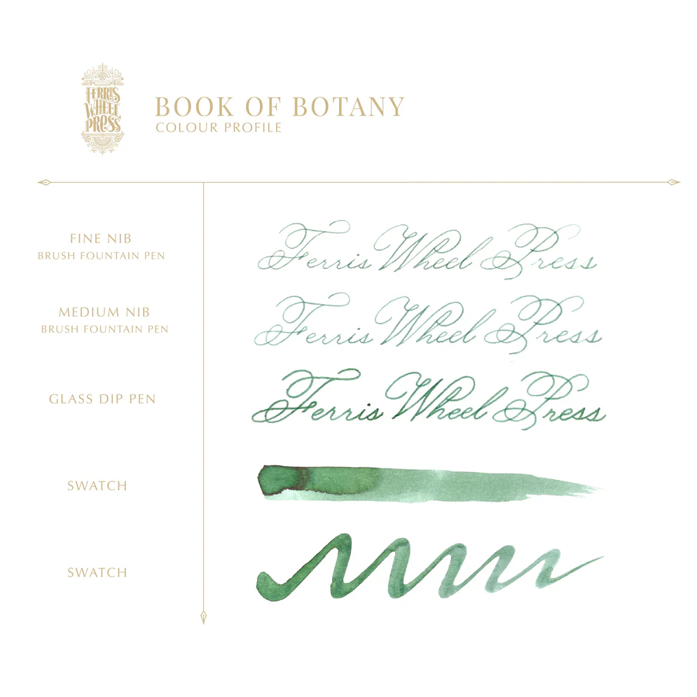 Ferris Wheel Press - Book of Botany Ink Sample 2ml