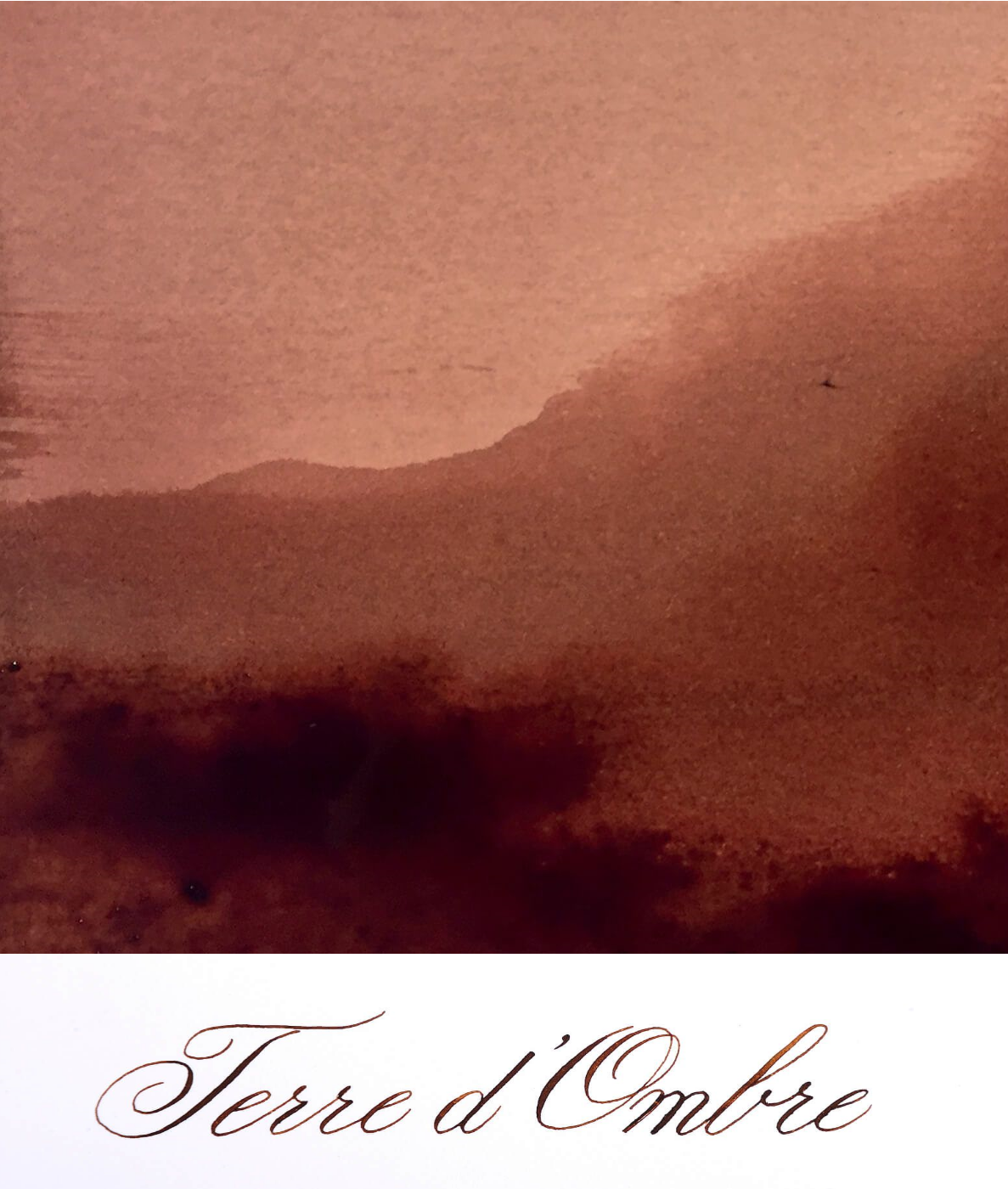 Jacques Herbin  - Terre d'Ombre Ink Sample 2ml