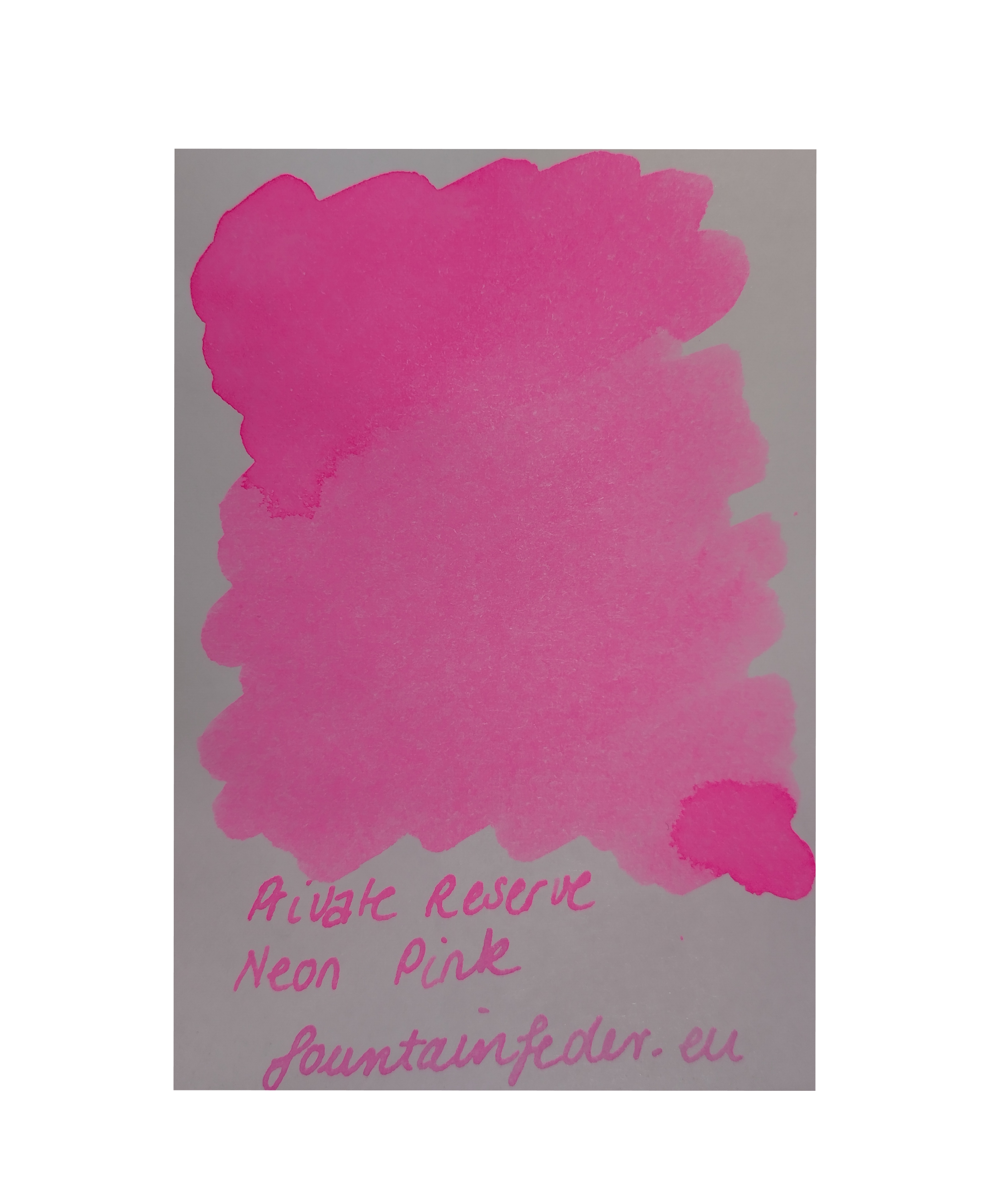 Private Reserve - Neon Pink Ink Sample 2ml