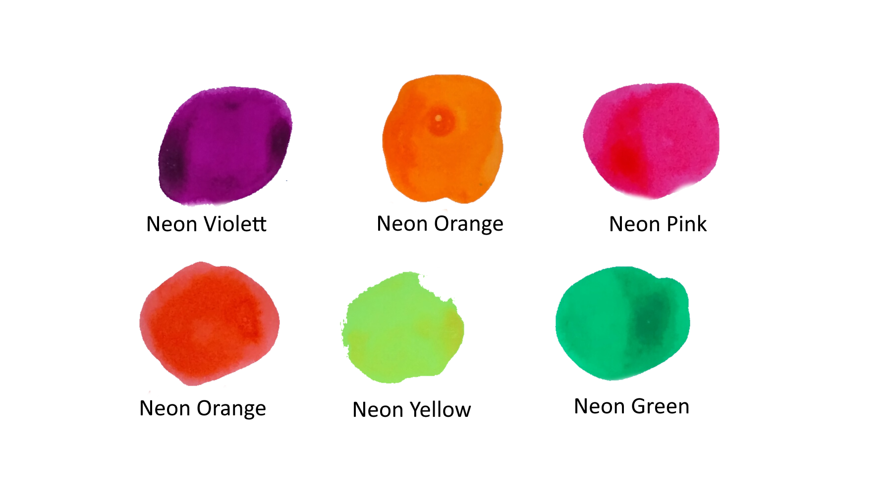 Octopus Neon Ink Sample Set