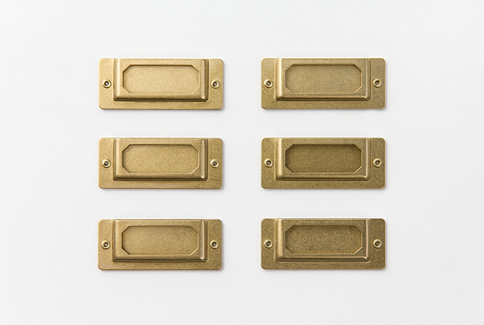 Traveler´s Company Brass Label Plate