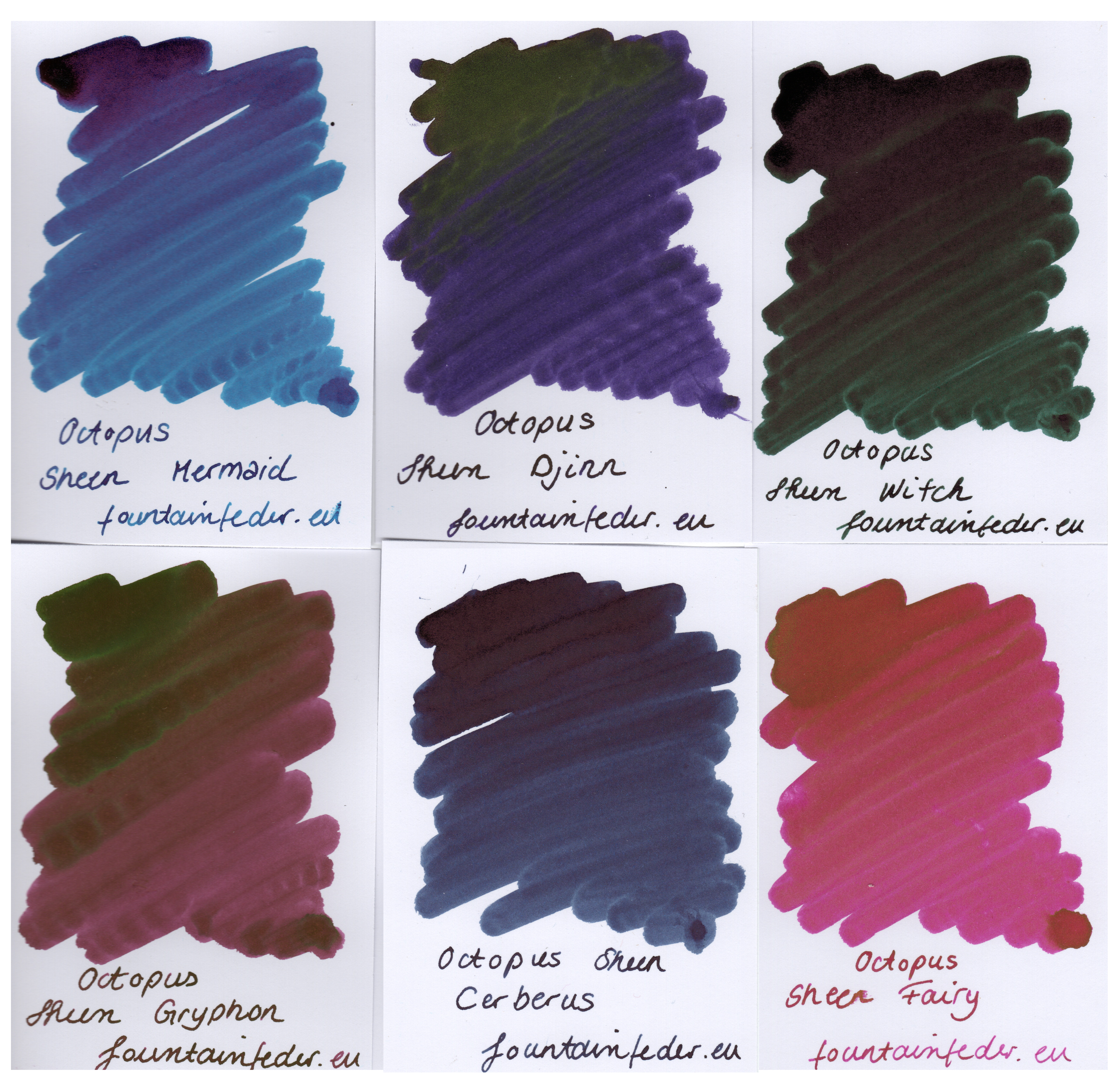 Octopus Sheen Cerberus Ink Sample 2ml