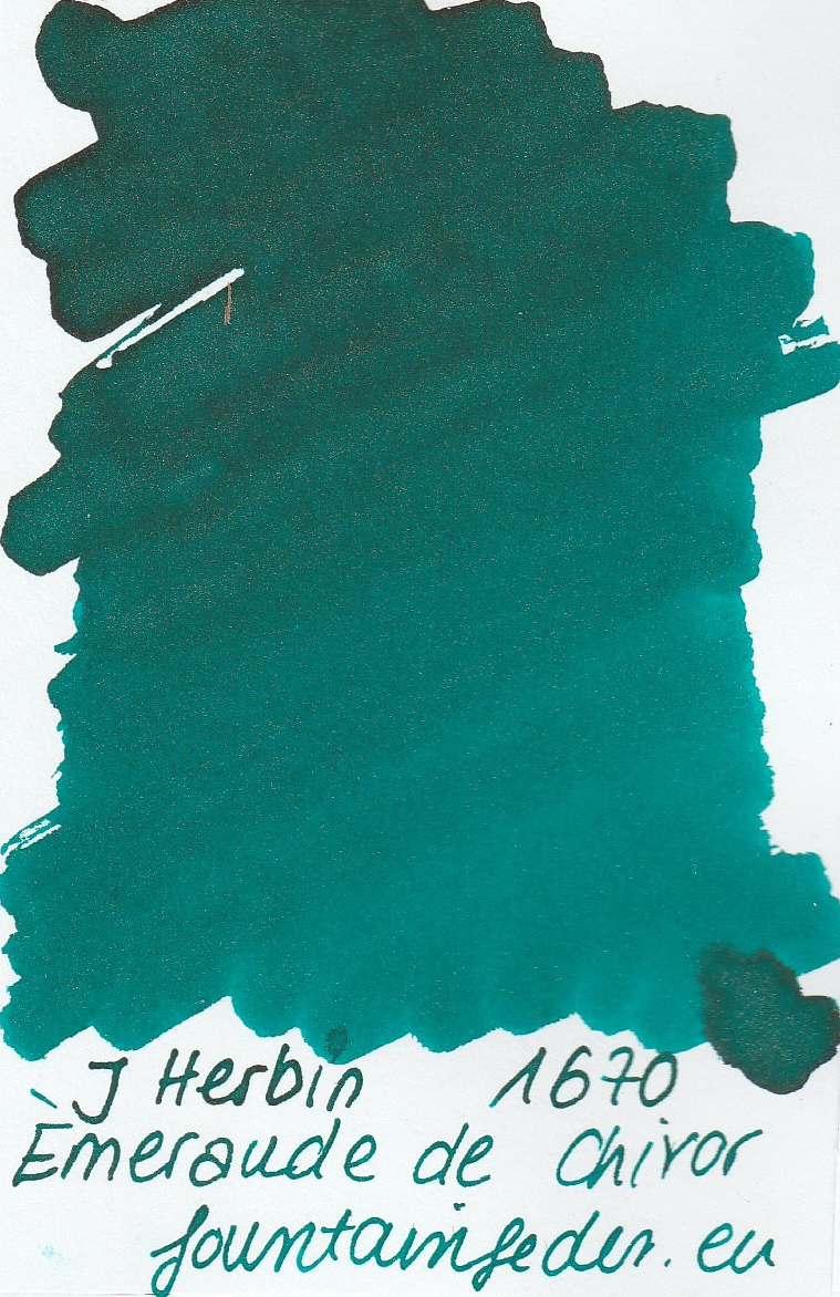 Herbin 1670 Emeraude de Chivor Ink Sample 2ml