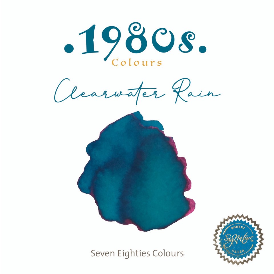 Robert Oster 1980s - Clearwater Rain Ink Sample 2ml