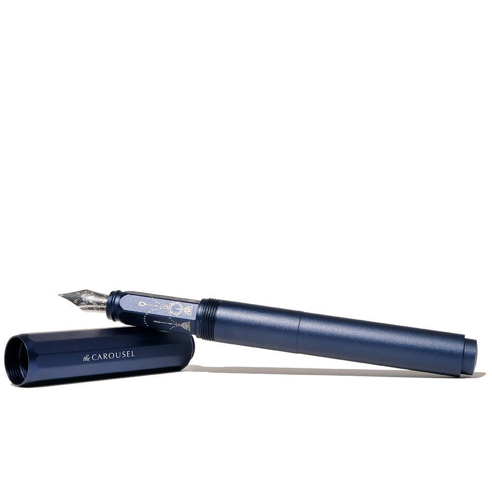 Ferris Wheel Press - Limited Edition | Aluminum Carousel Fountain Pen - Glistening Glass