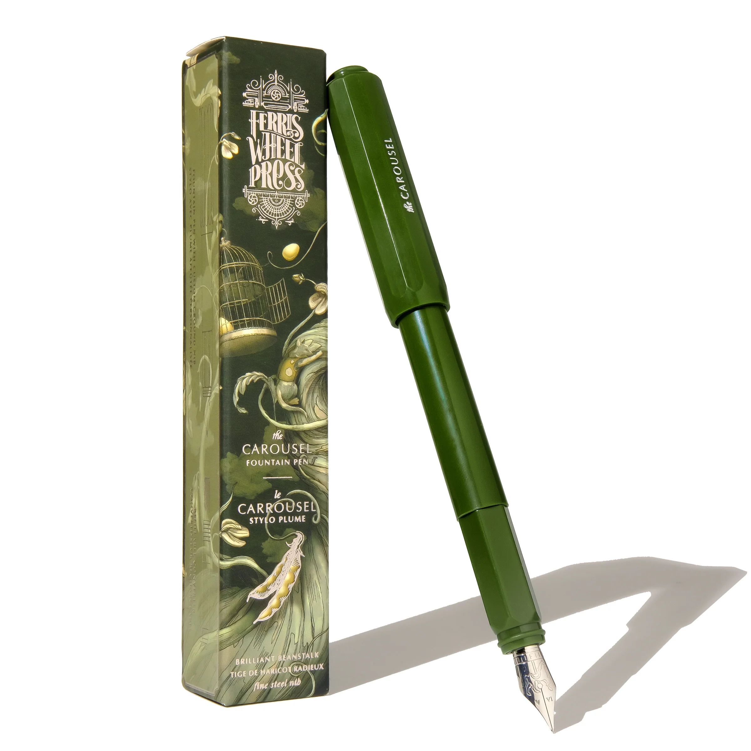 Ferris Wheel Press - Limited Edition - The Carousel Fountain Pen - Brilliant Beanstalk