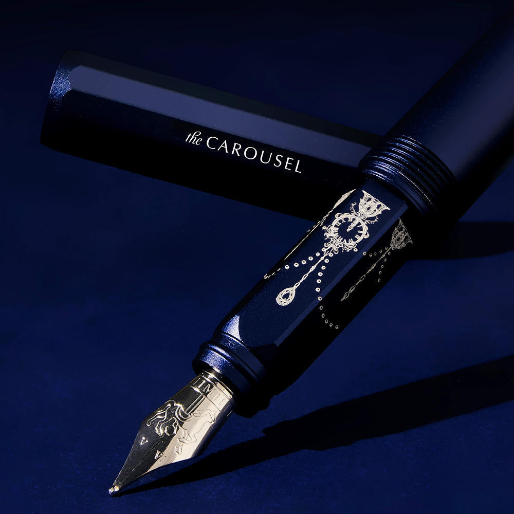 Ferris Wheel Press - Limited Edition | Aluminum Carousel Fountain Pen - Glistening Glass