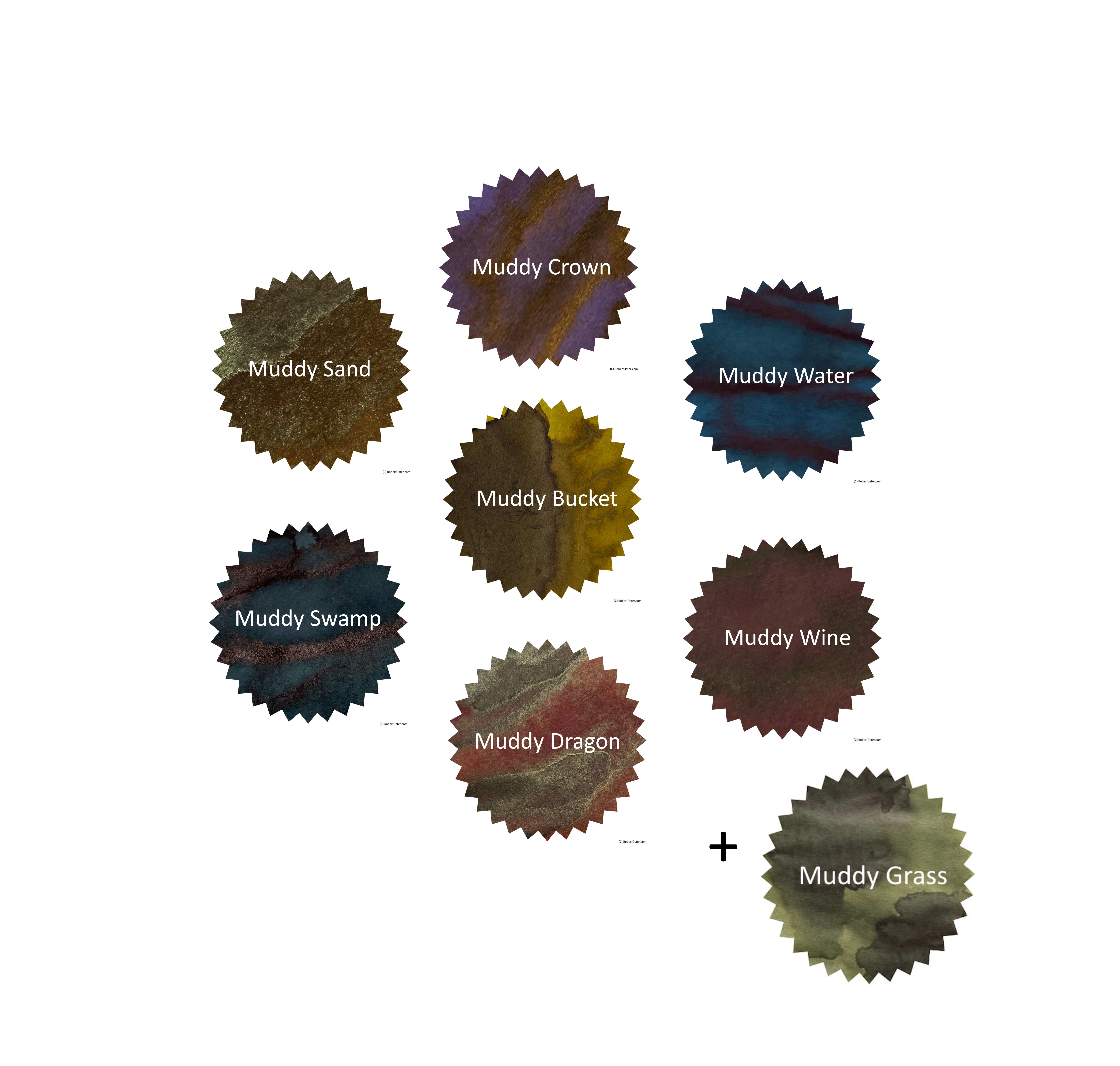 Robert Oster MudPack Sample Set