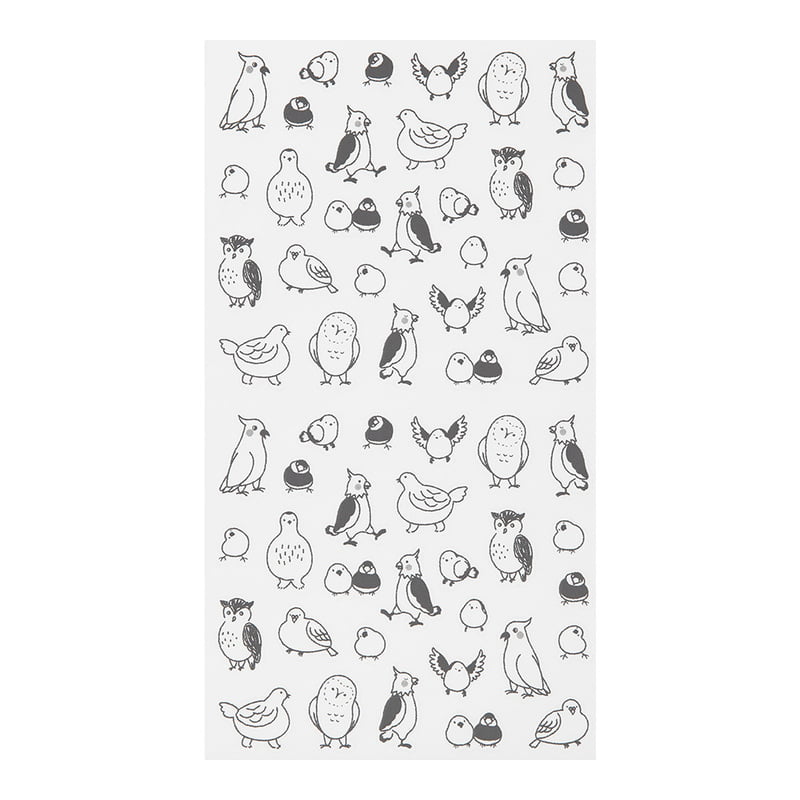 Midori Chat Birds Stickers