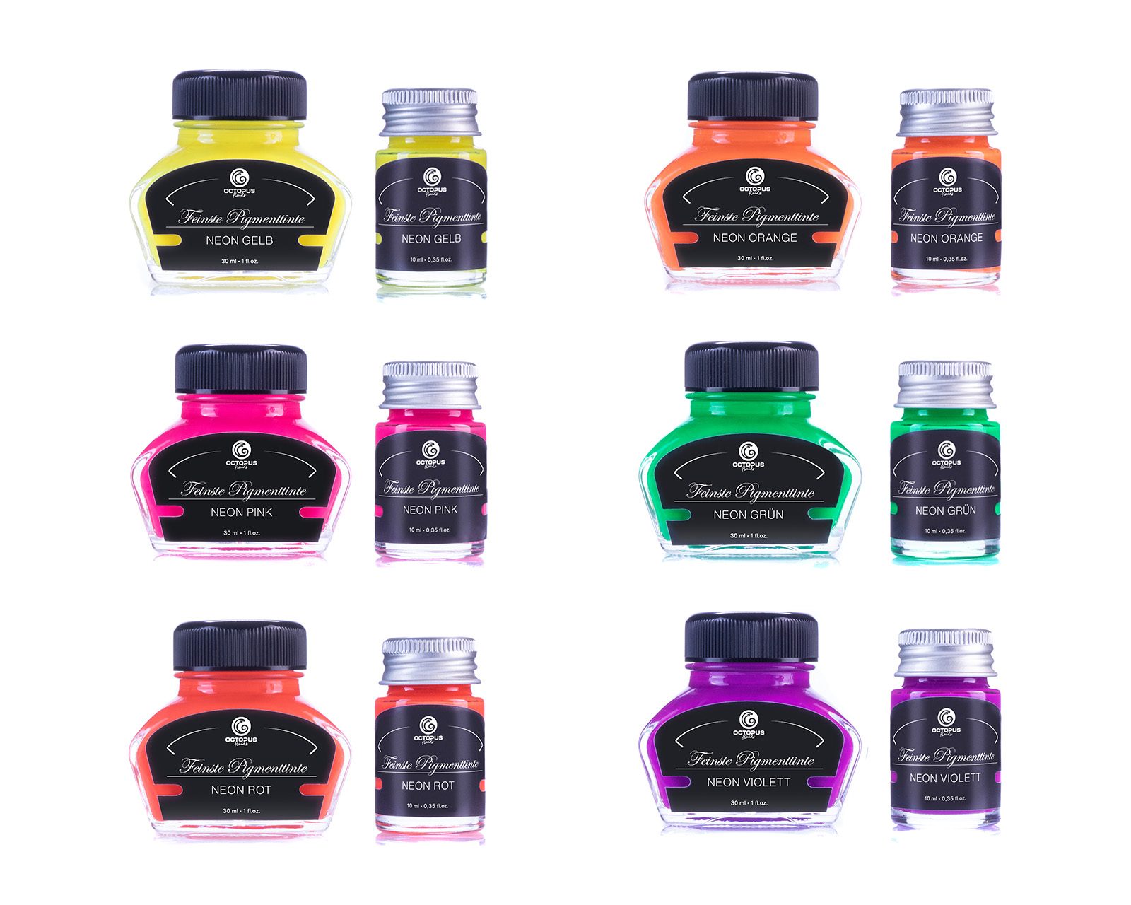 Octopus Textmarkertinte Neon Orange 30ml