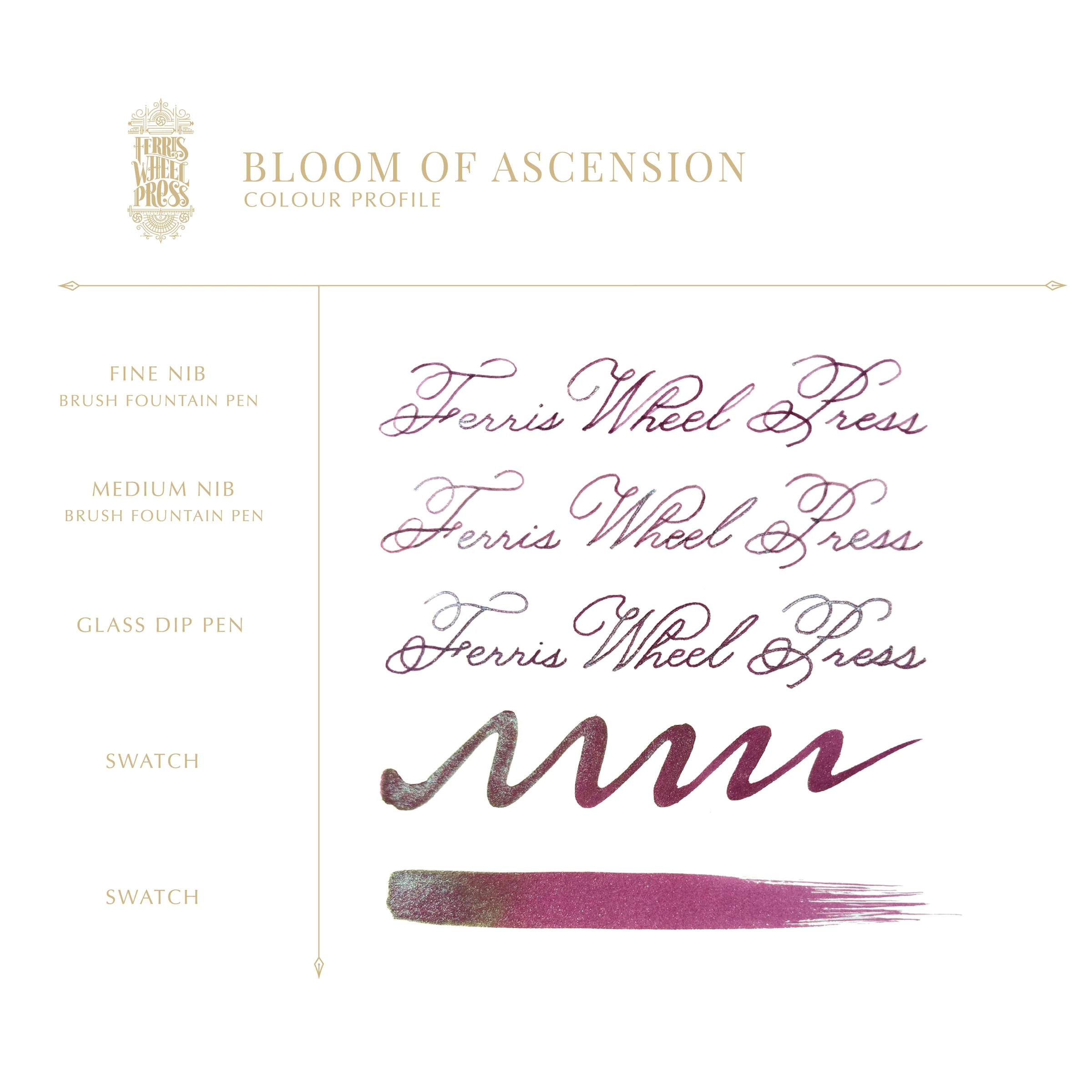 Ferris wheel Press - The Book of Knights Series - Bloom of Ascension Ink 85ml