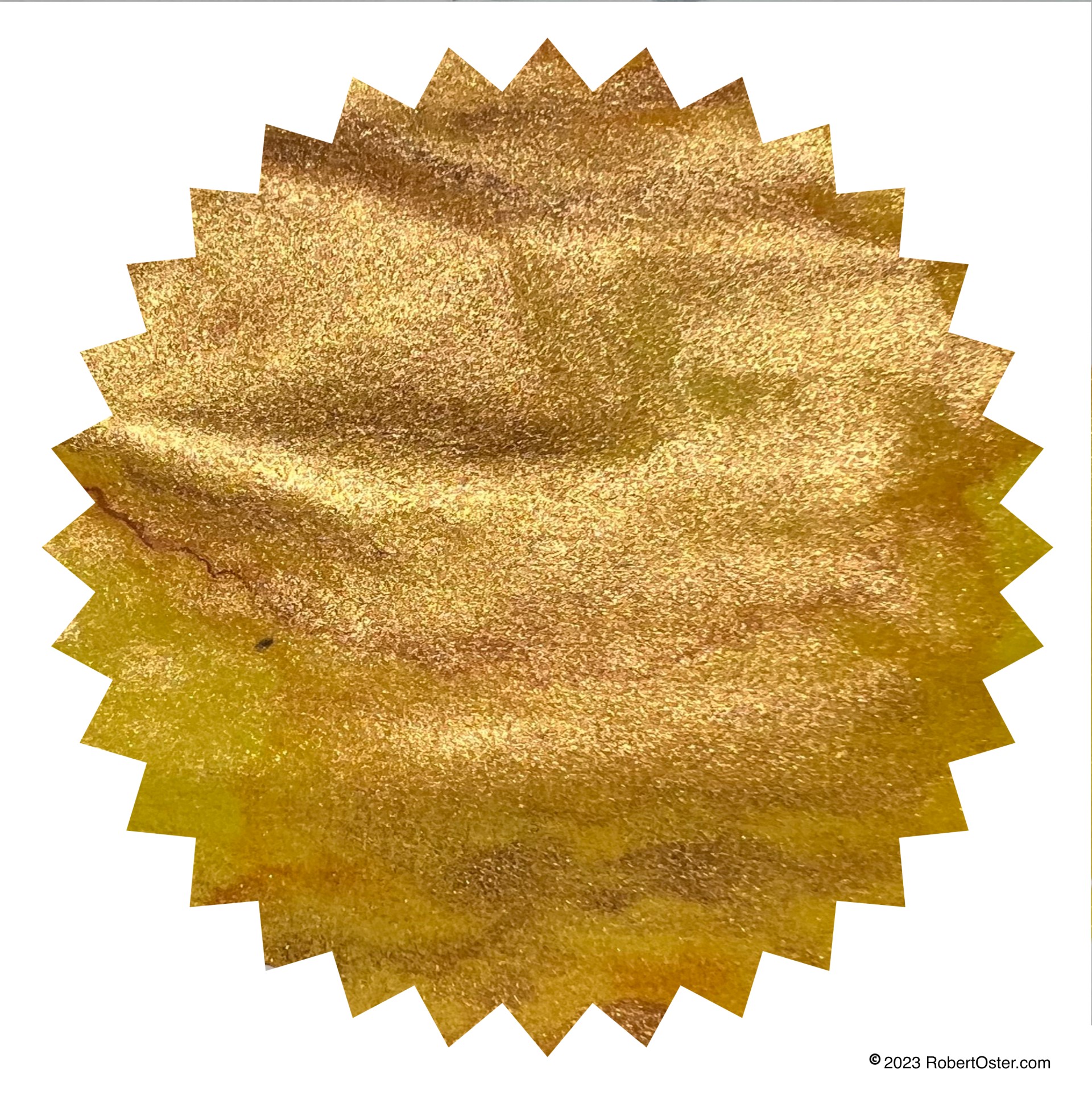 Robert Oster Holiday Shimmies - Sun on the Snow Ink Sample 2ml
