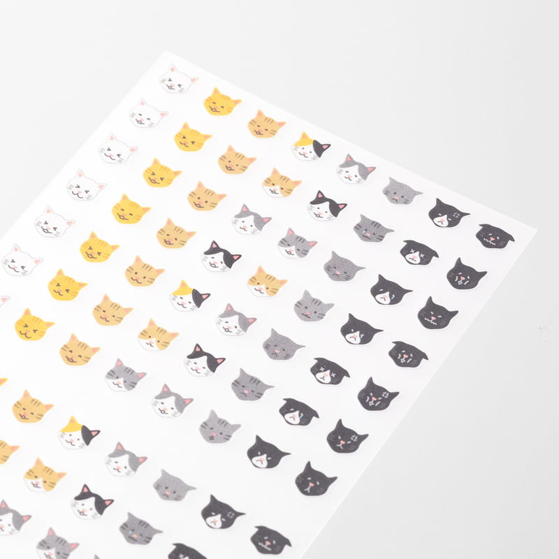 Midori Schedule Feelings Cat Sticker