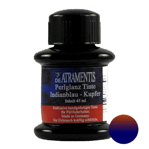 DeAtramentis Pearlescent Indianblue - Copper 45ml