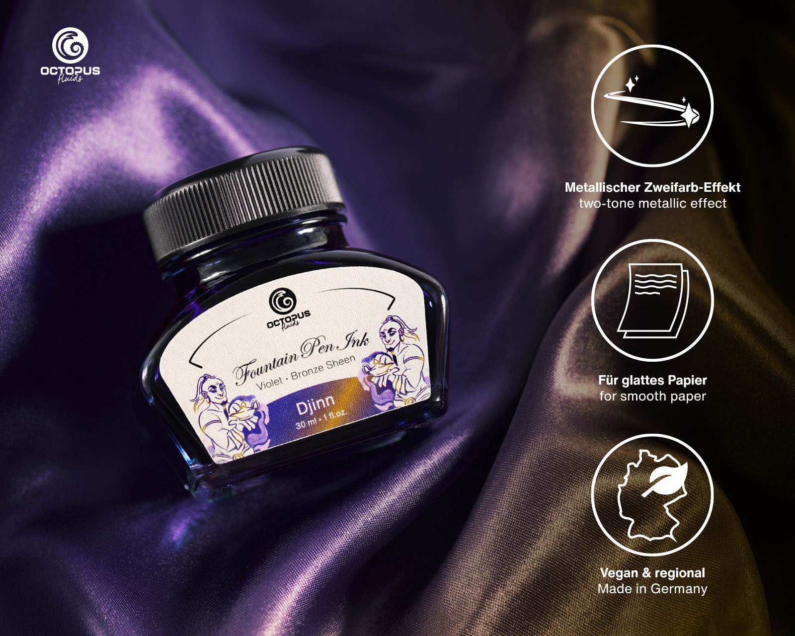 Octopus Sheen Ink - Djinn 30ml