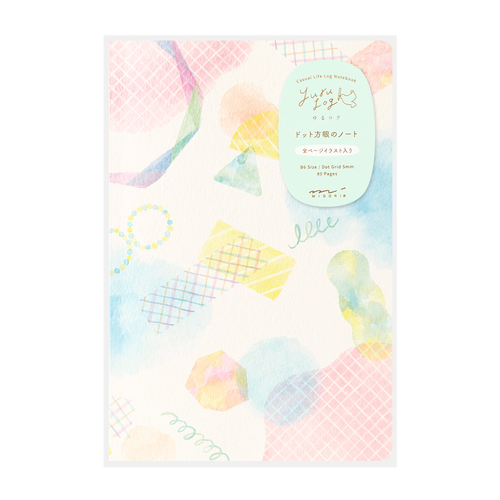 Yuru Log Notebook B6 Watercolour