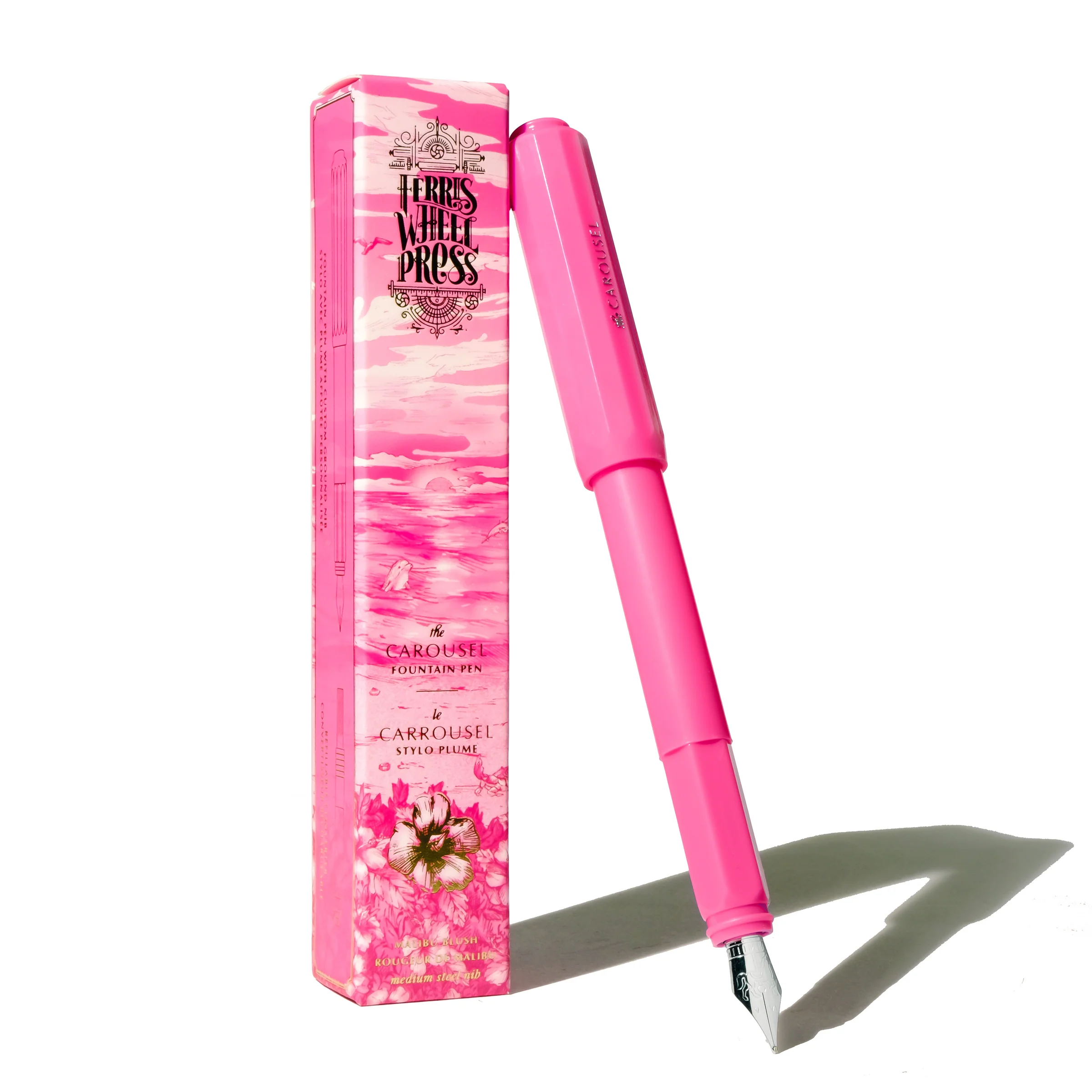 Ferris Wheel Press - Limited Edition - The Carousel Fountain Pen - Malibu Blush