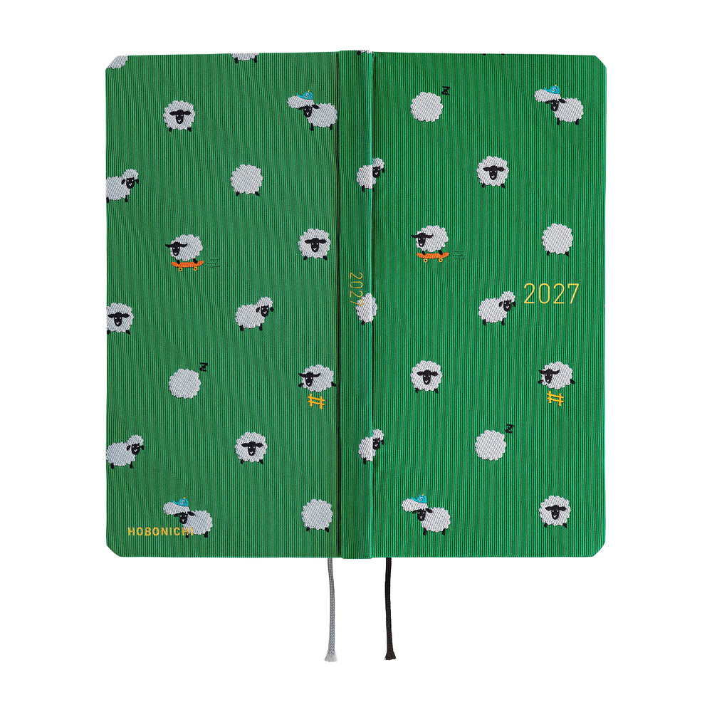 Hobonichi HON  Bow & Tie Sheep Sheep Sheep 2027