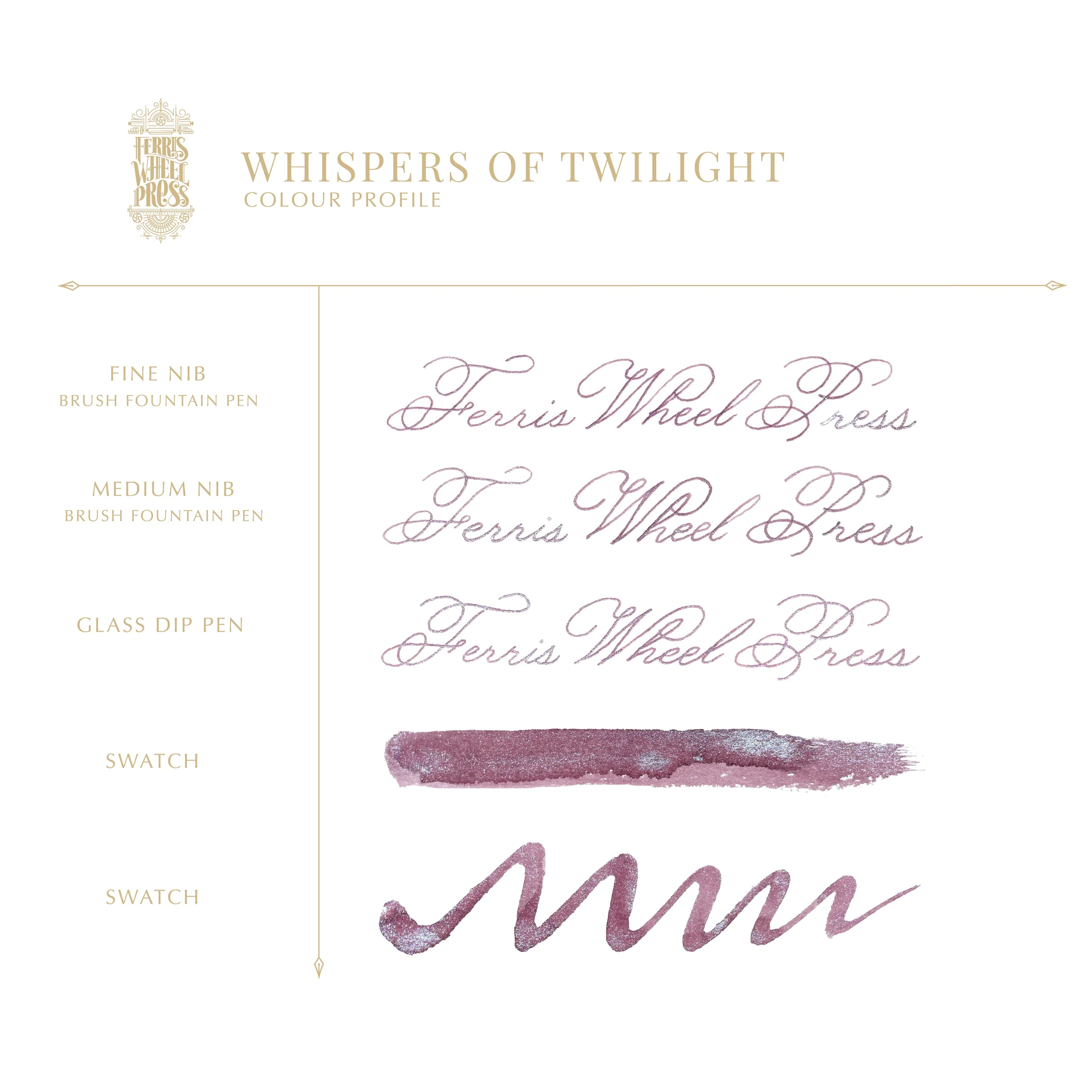 Ferris Wheel Press Bestiary Series - Whispers of Twilight Ink 85ml
