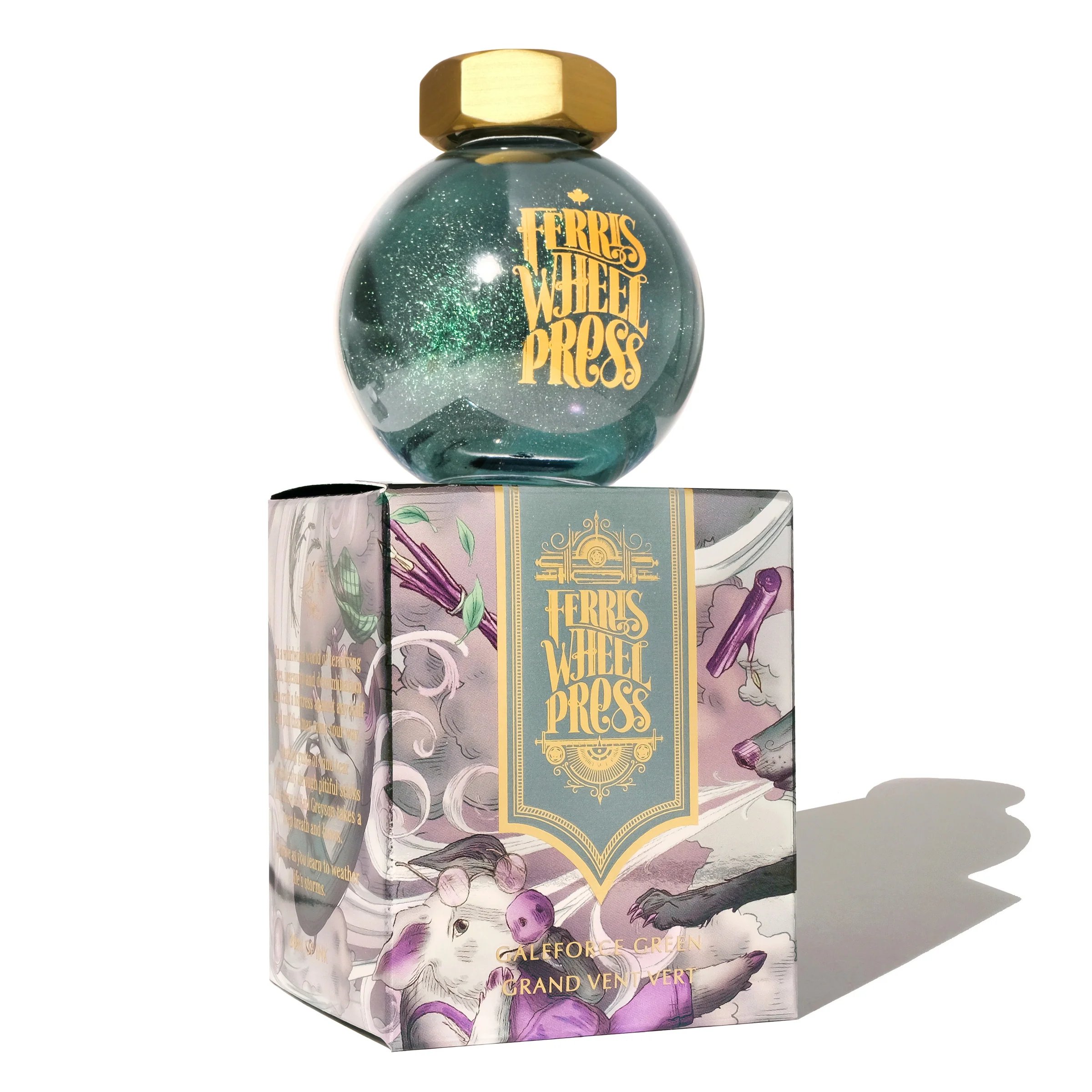 Ferris Wheel Press - The Three Little Pigs - Galeforce Green Ink 85ml