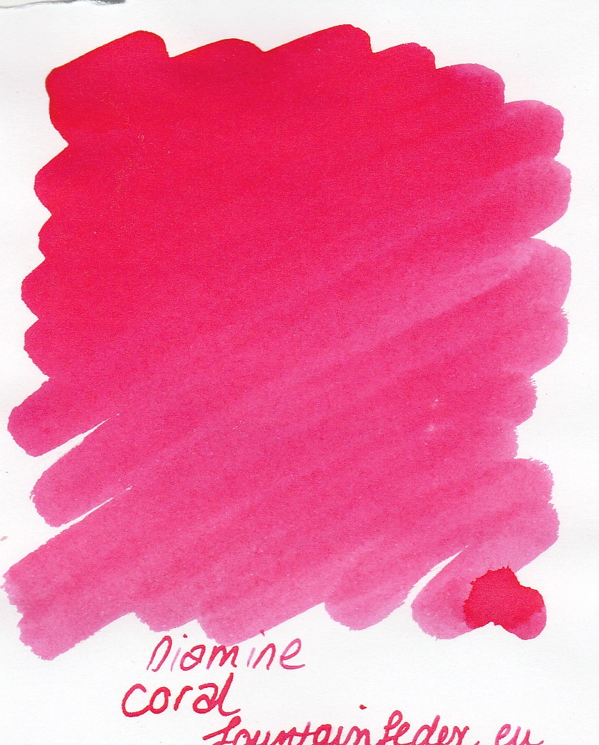 Diamine Coral Ink Sample 2ml