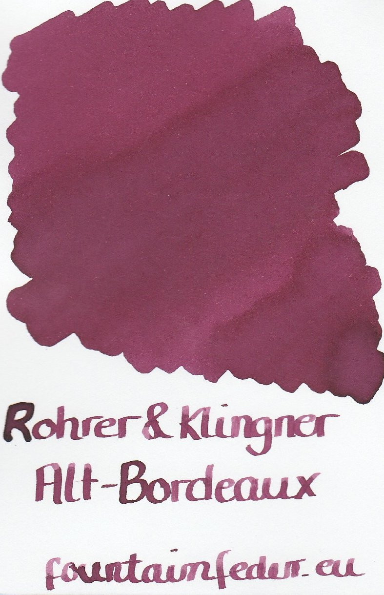 Rohrer & Klingner Alt Bordeaux Ink Sample 2ml