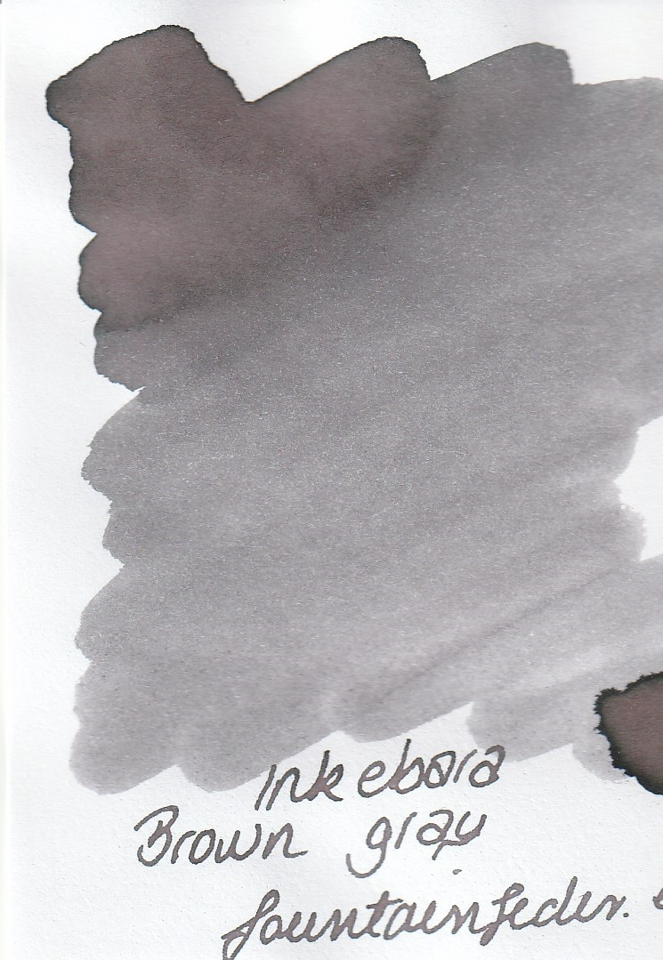 Inkebara Brown Gray Ink Sample 2ml
