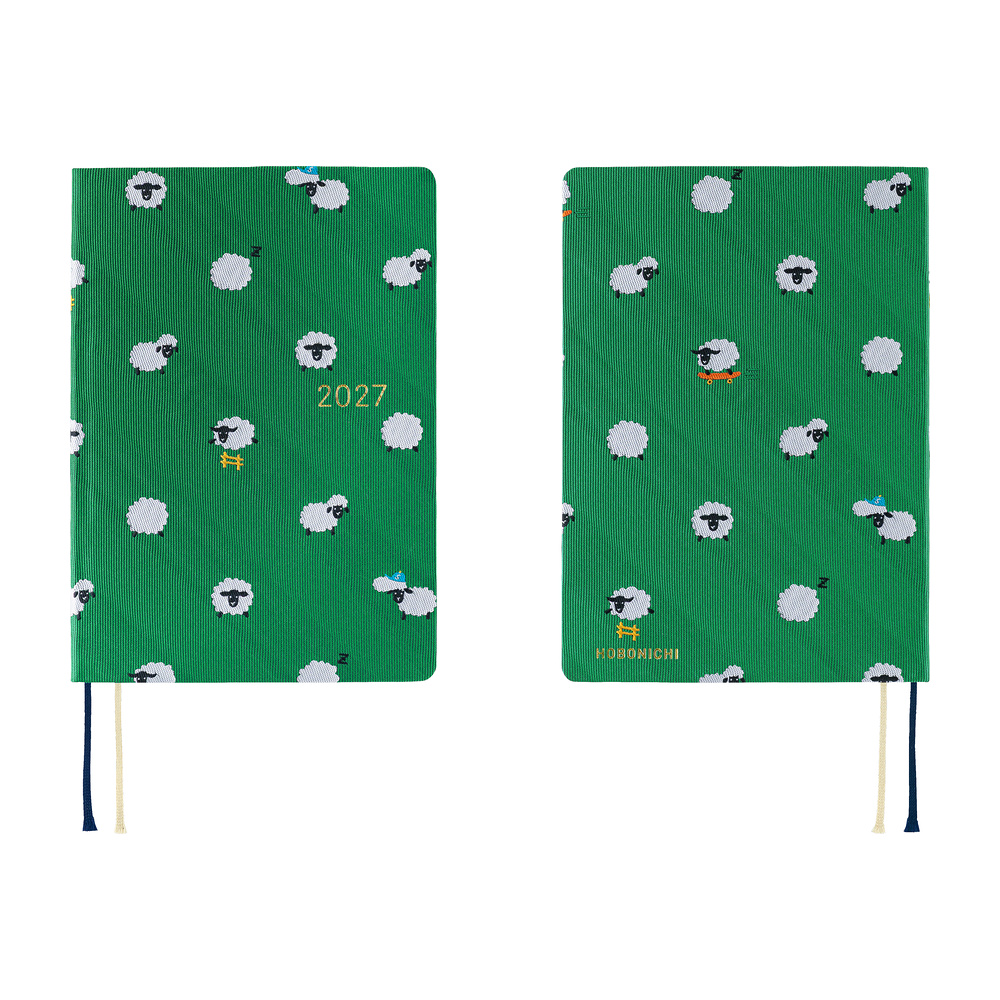 Hobonichi HON  Bow & Tie Sheep Sheep Sheep 2027