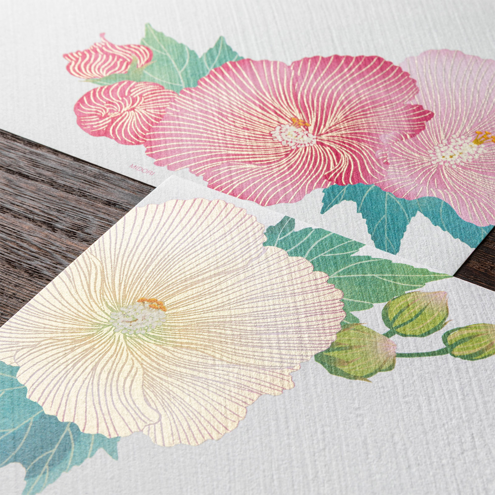 Midori Seasonal Stationery - Confederate Rose