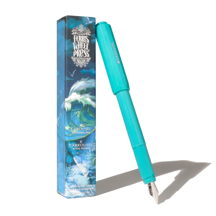 Ferris Wheel Press Limited Edition - The Carousel Fountain Pen - Tumultuous Tides