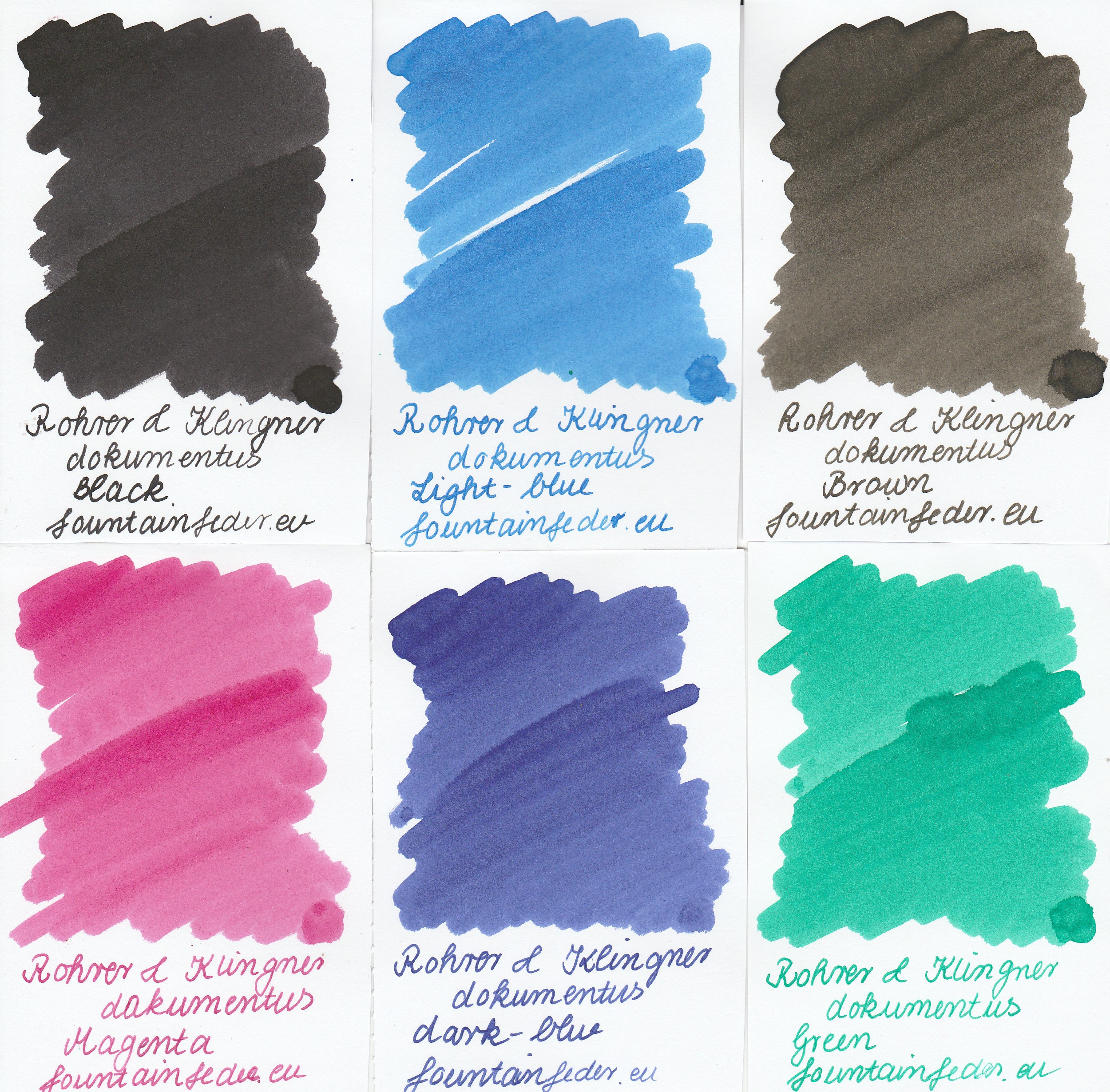 Rohrer & Klingner Documentus Brown Ink Sample 2ml