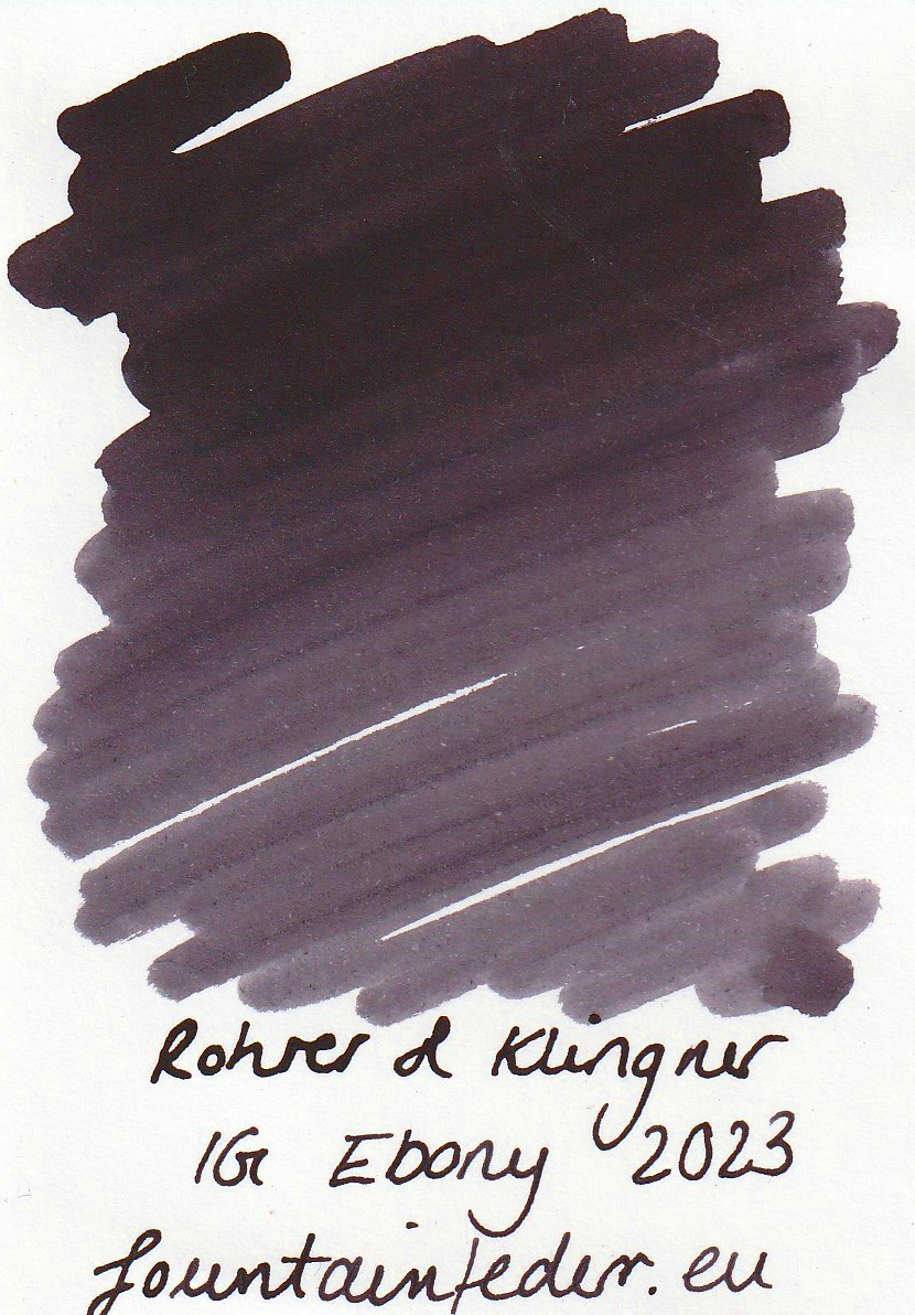 Rohrer & Klingner IG Ebony Ink Sample 2ml