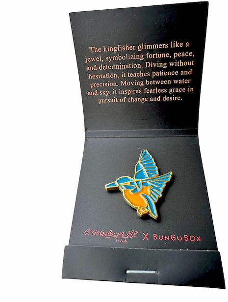Esterbrook x Bungubox Kingfisher Pin