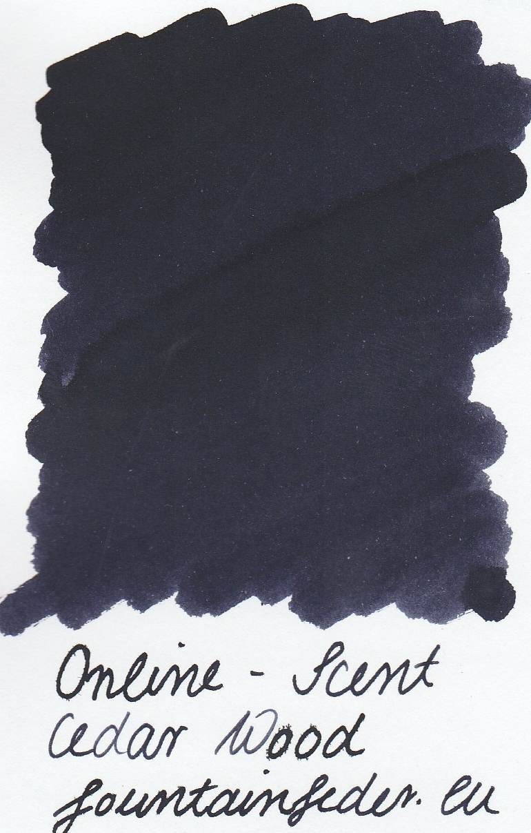 Online Scented Cedar Wood Ink Sample 2ml