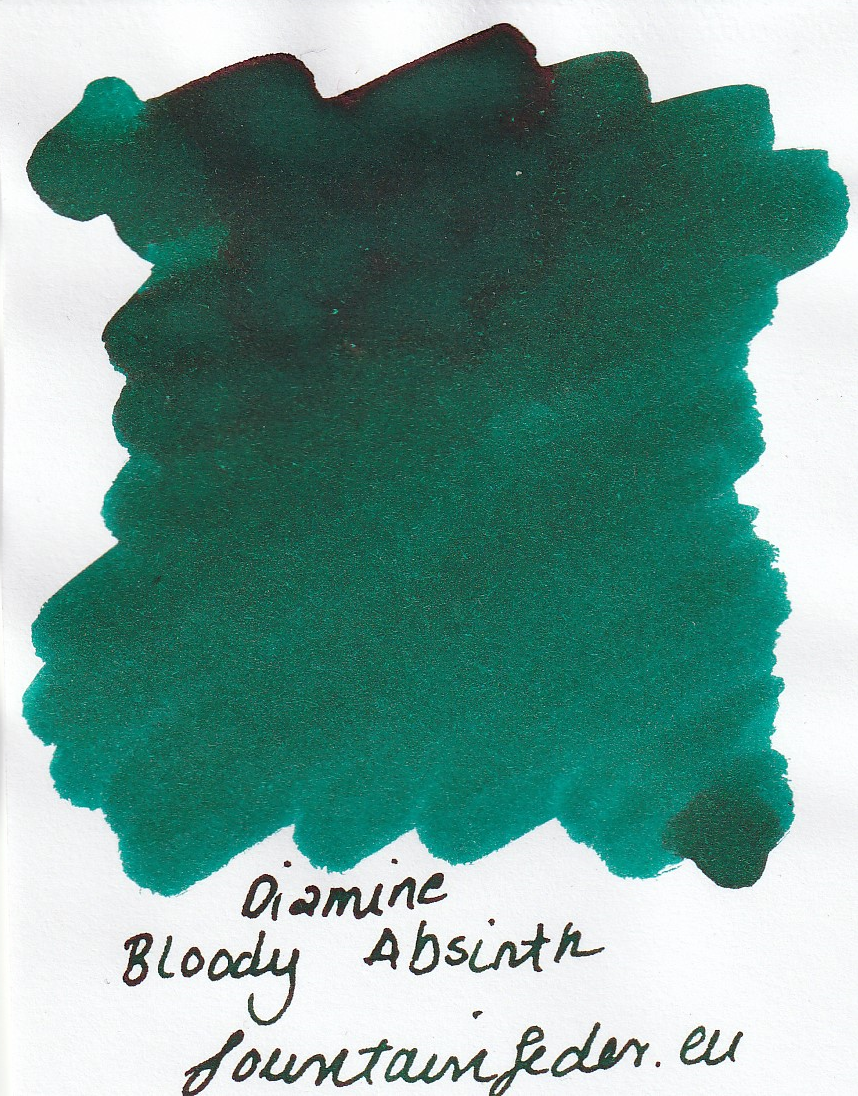 Diamine Bloody Absinth Ink Sample 2ml