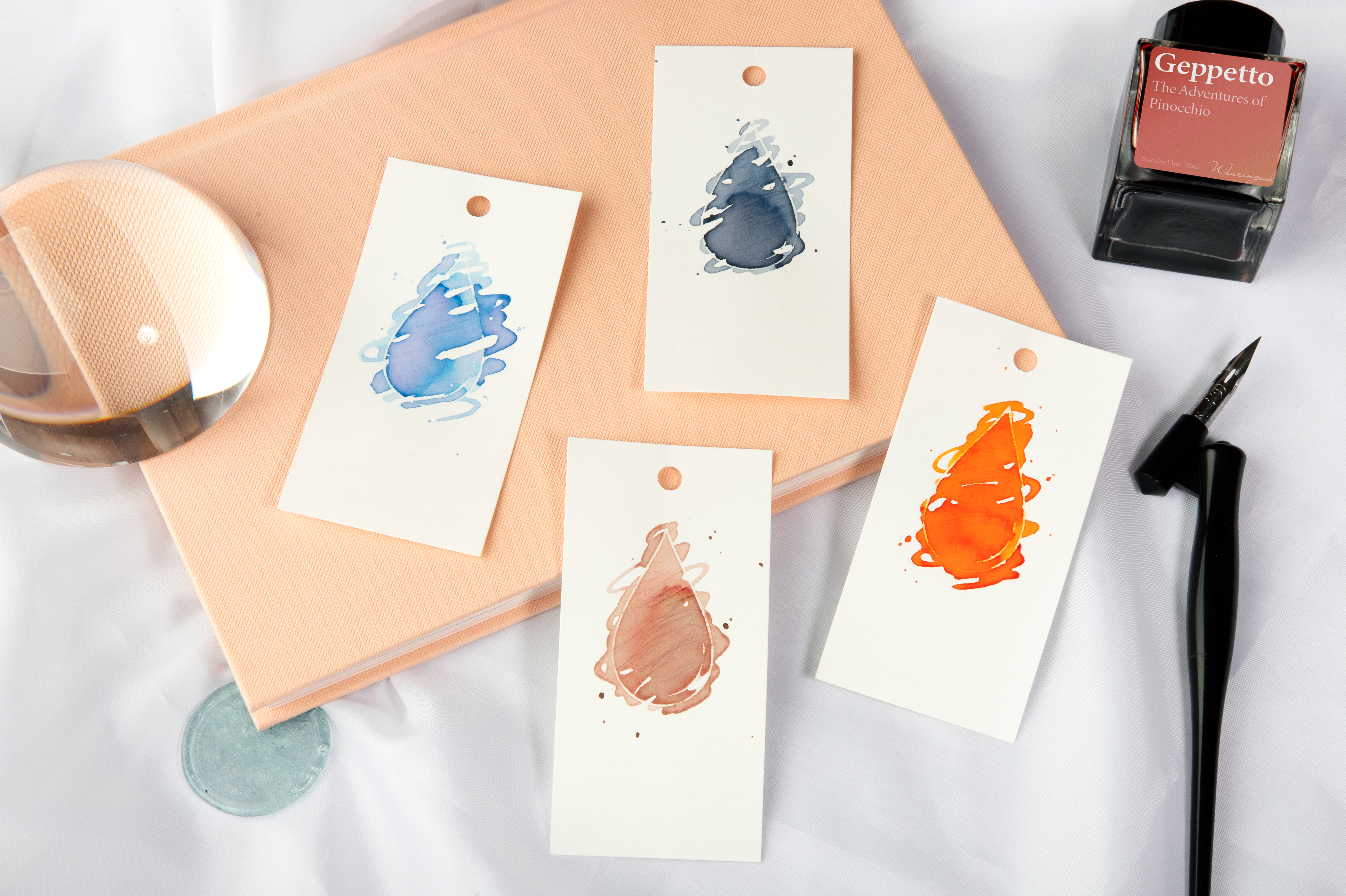 Wearingeul Ink Drop Color Swatch - Ring Type