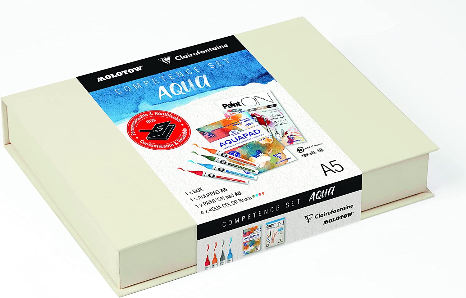 Clairefontaine & Molotow Aqua Set in Box