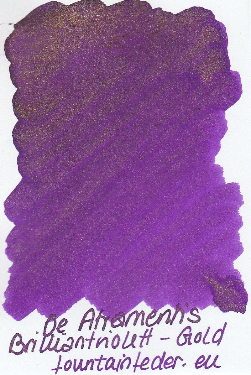 DeAtramentis Brilliantviolett - Gold Sample 2ml