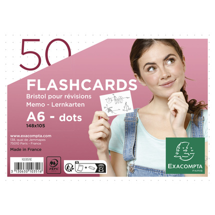 Exacompta Karteikarten Flashcards