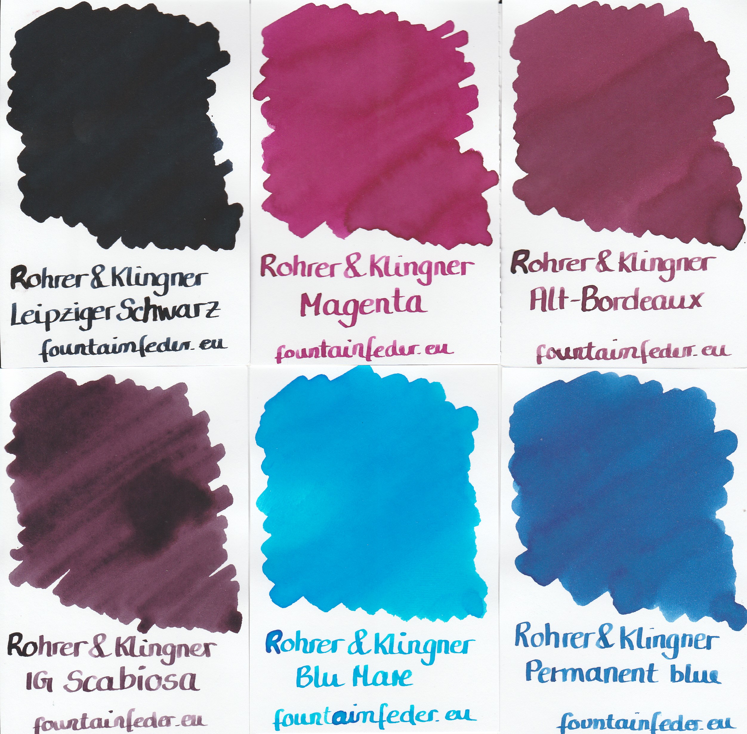 Rohrer & Klingner Königsblau Ink Sample 2ml