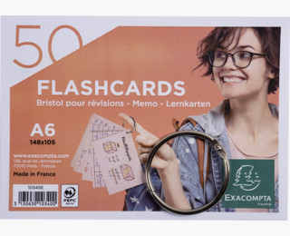Exacompta Karteikarten Flashcards