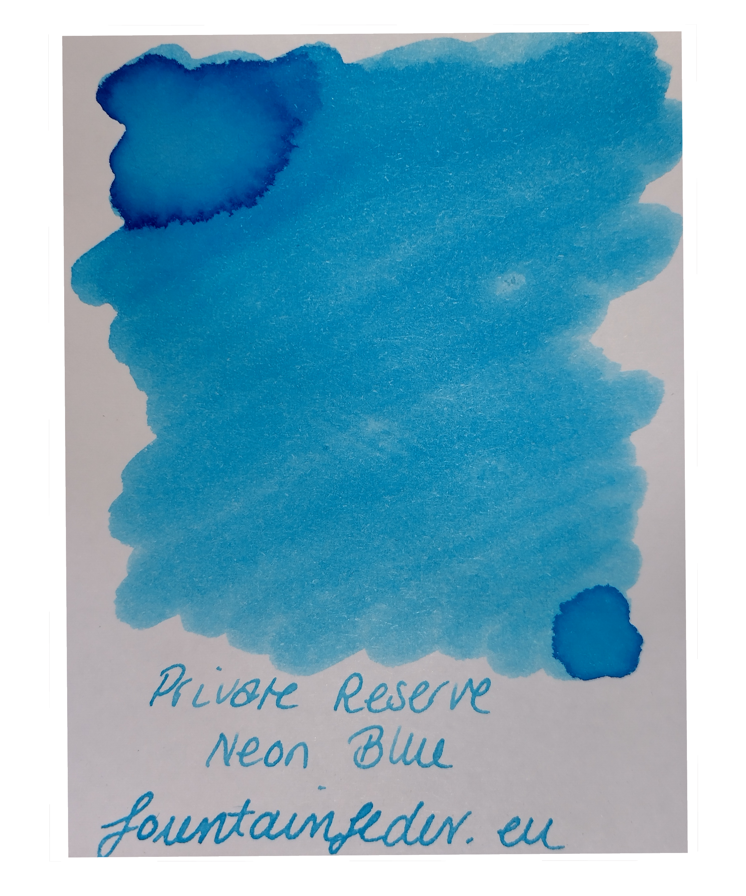Private Reserve - Neon Blue Ink Sample 2ml