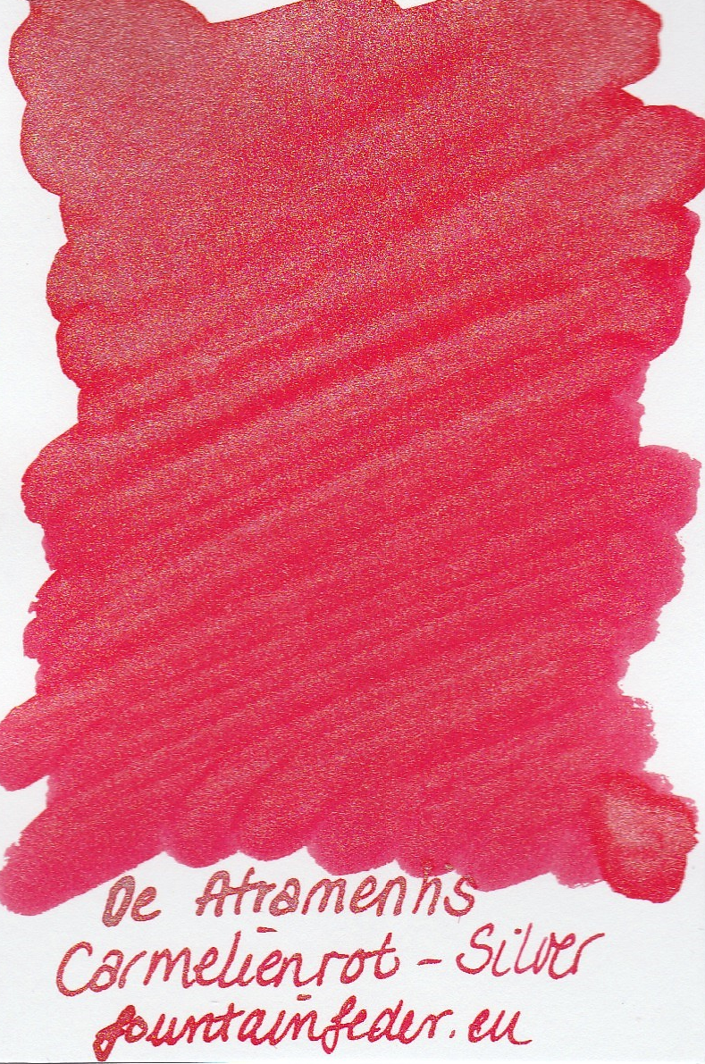 DeAtramentis Camelienred-Silver Sample 2ml