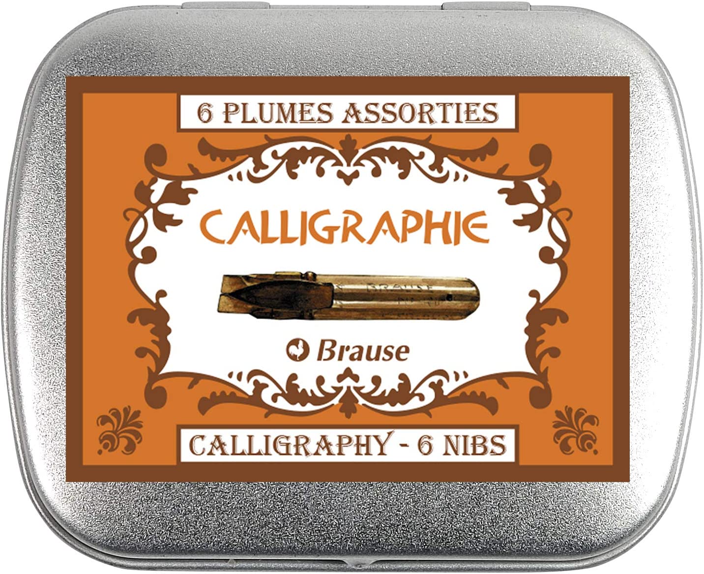 Brause - Box mit 6 Schreibfeder "Calligraphie"